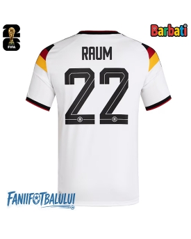 Germania David Raum #22 Tricou Fotbal Replică Mondial 2026 Barbati Acasa Germania David Raum #22 Tricou Fotbal Replică Mondial 2026 Barbati Acasa